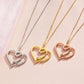 Customized Couple Name Heart Necklace